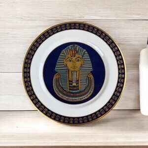 Gorham Treasures The Mask Of Tutankhamun Ghent Plate 1977 Egyptian #1535 of 3247